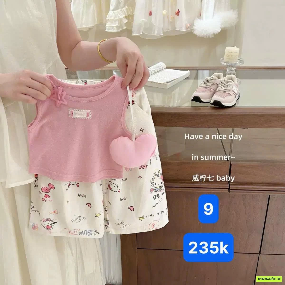 BTS VÁY HỒNG TBABY