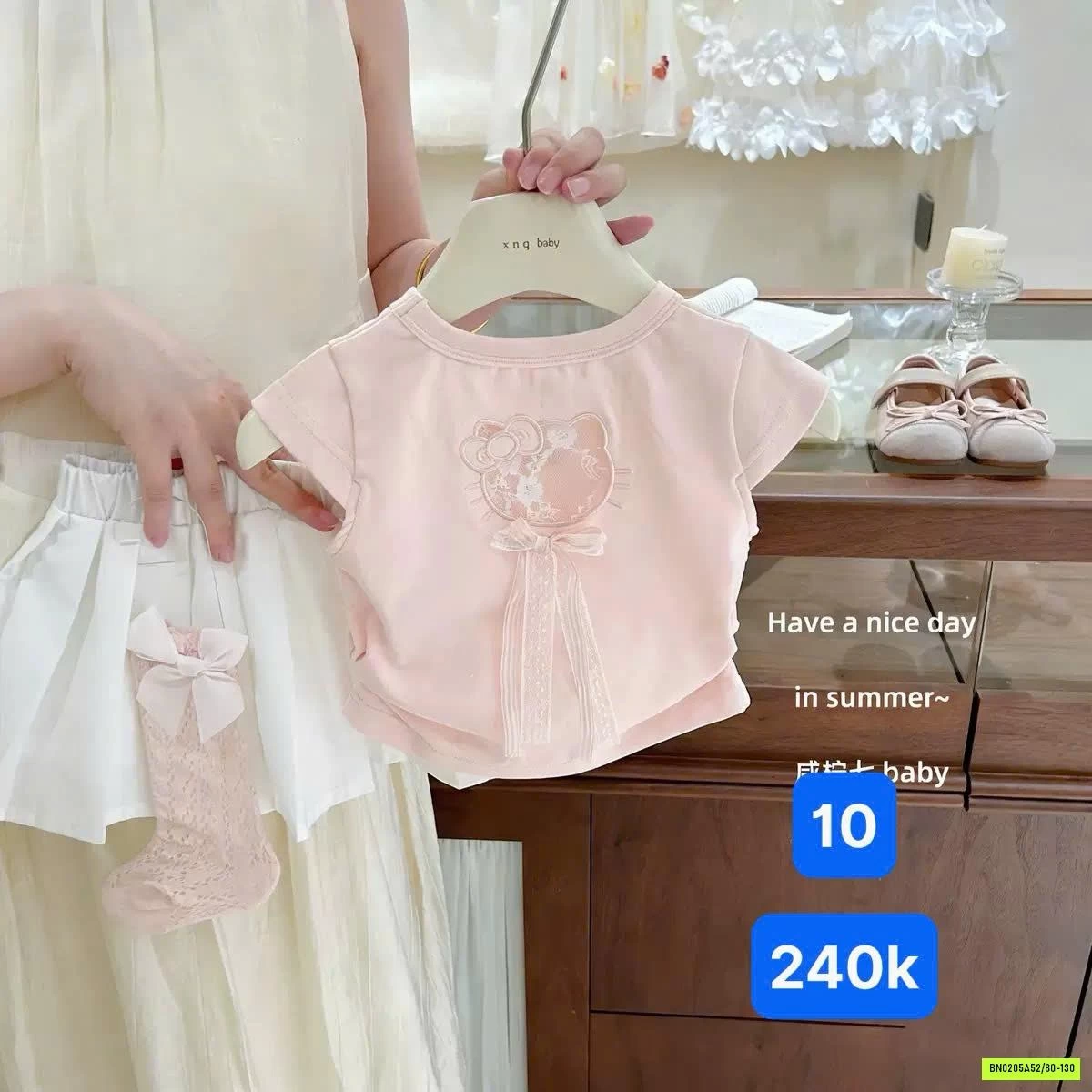 BTS VÁY HỒNG TBABY