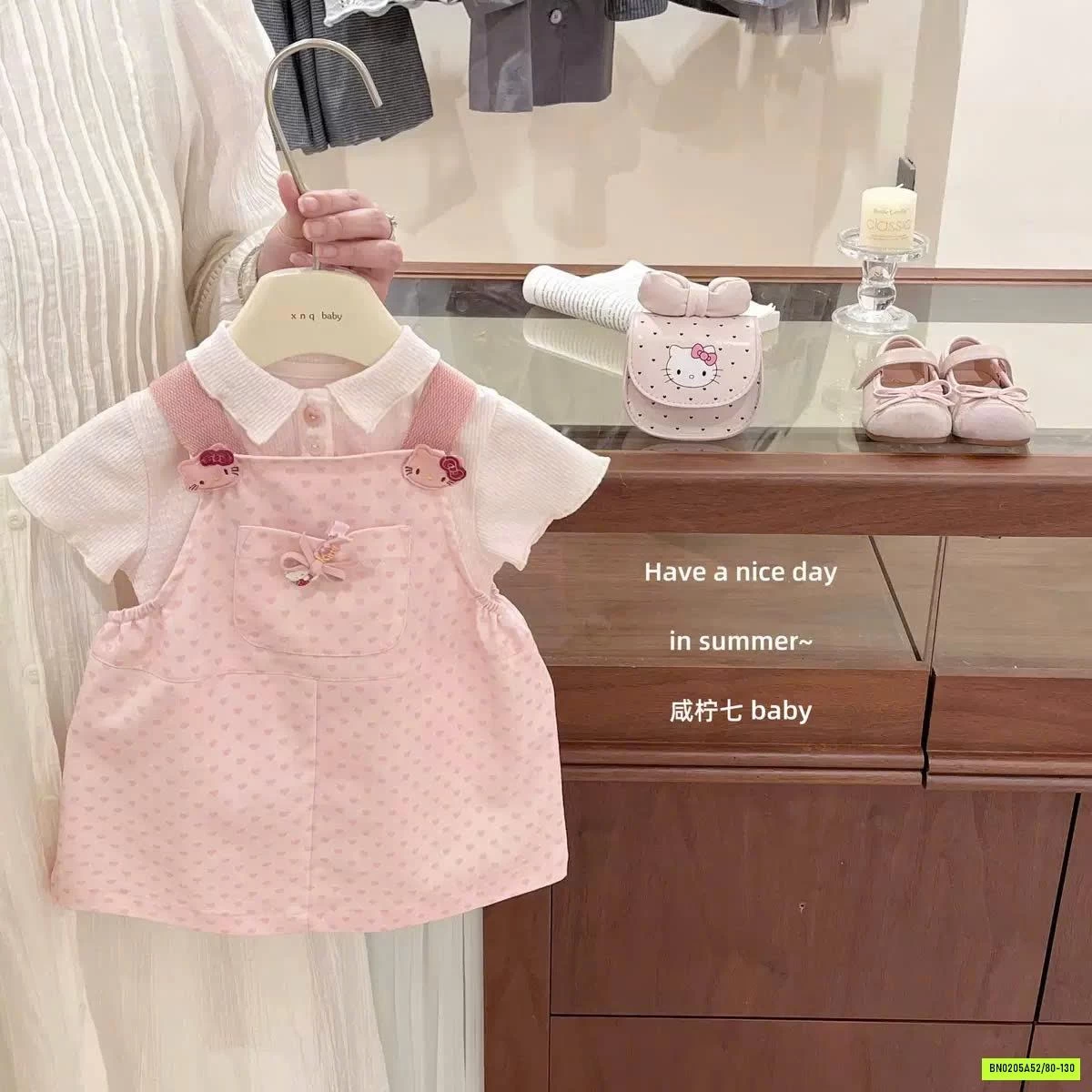 BTS VÁY HỒNG TBABY