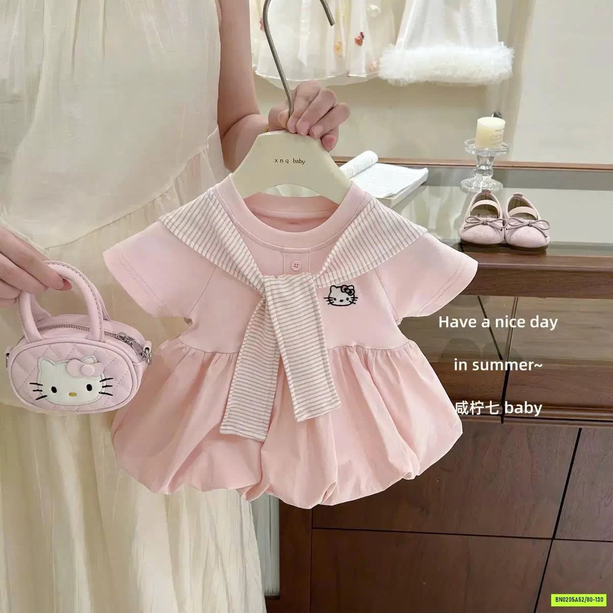 BTS VÁY HỒNG TBABY