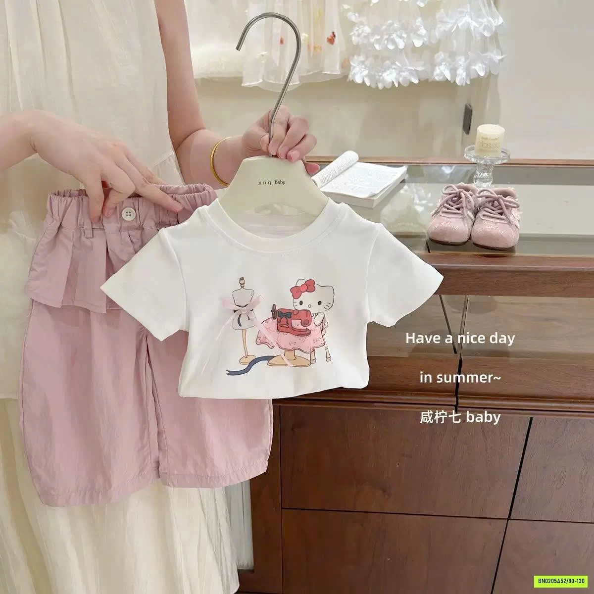 BTS VÁY HỒNG TBABY