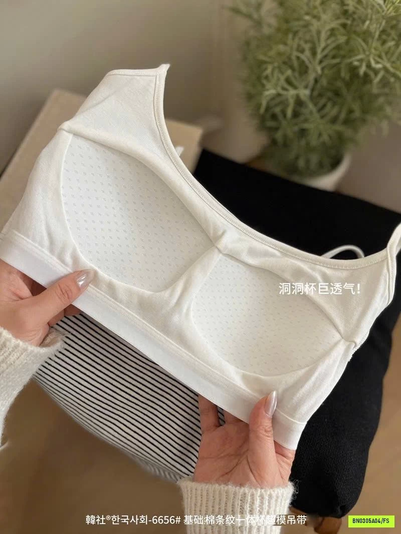 ÁO 2 DÂY KẺ KÈM BRA CHO NỮ