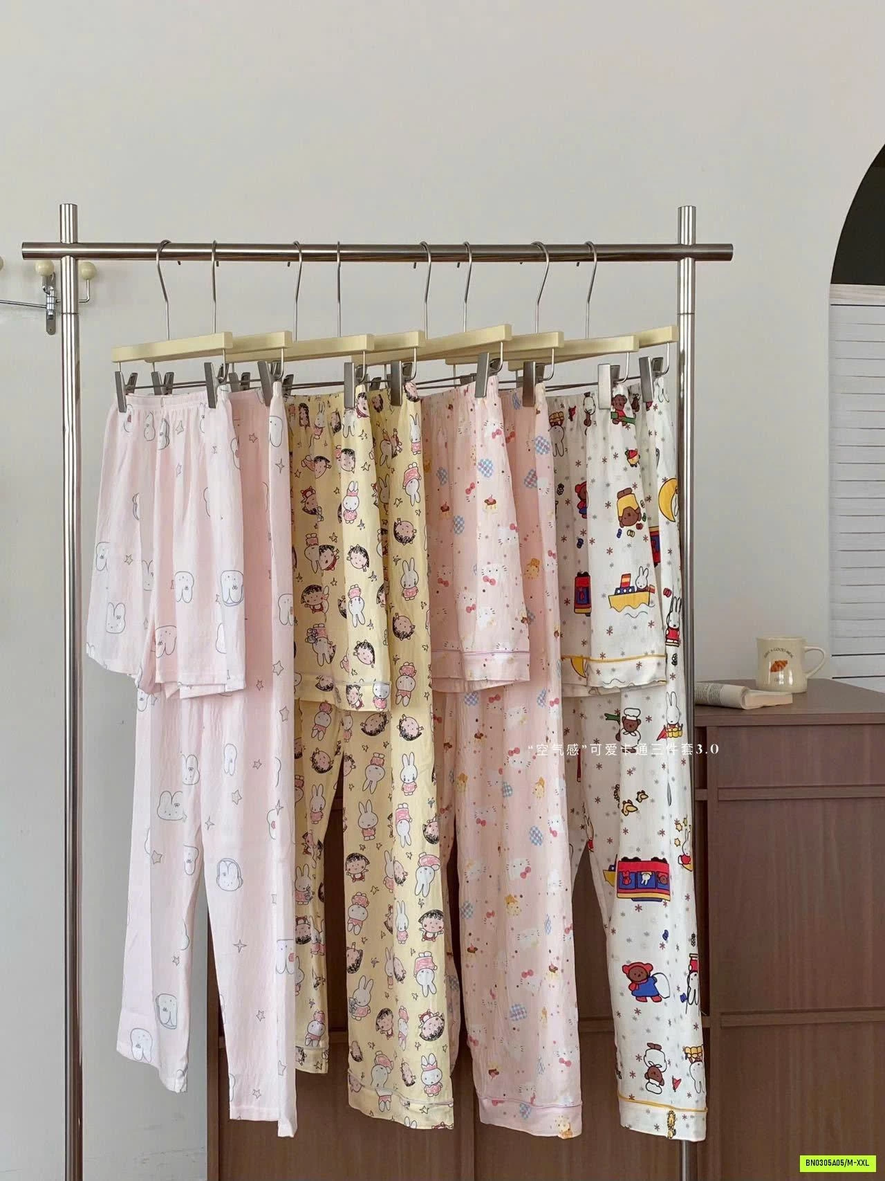 SÉT PIZAMA 3 CHI TIẾT