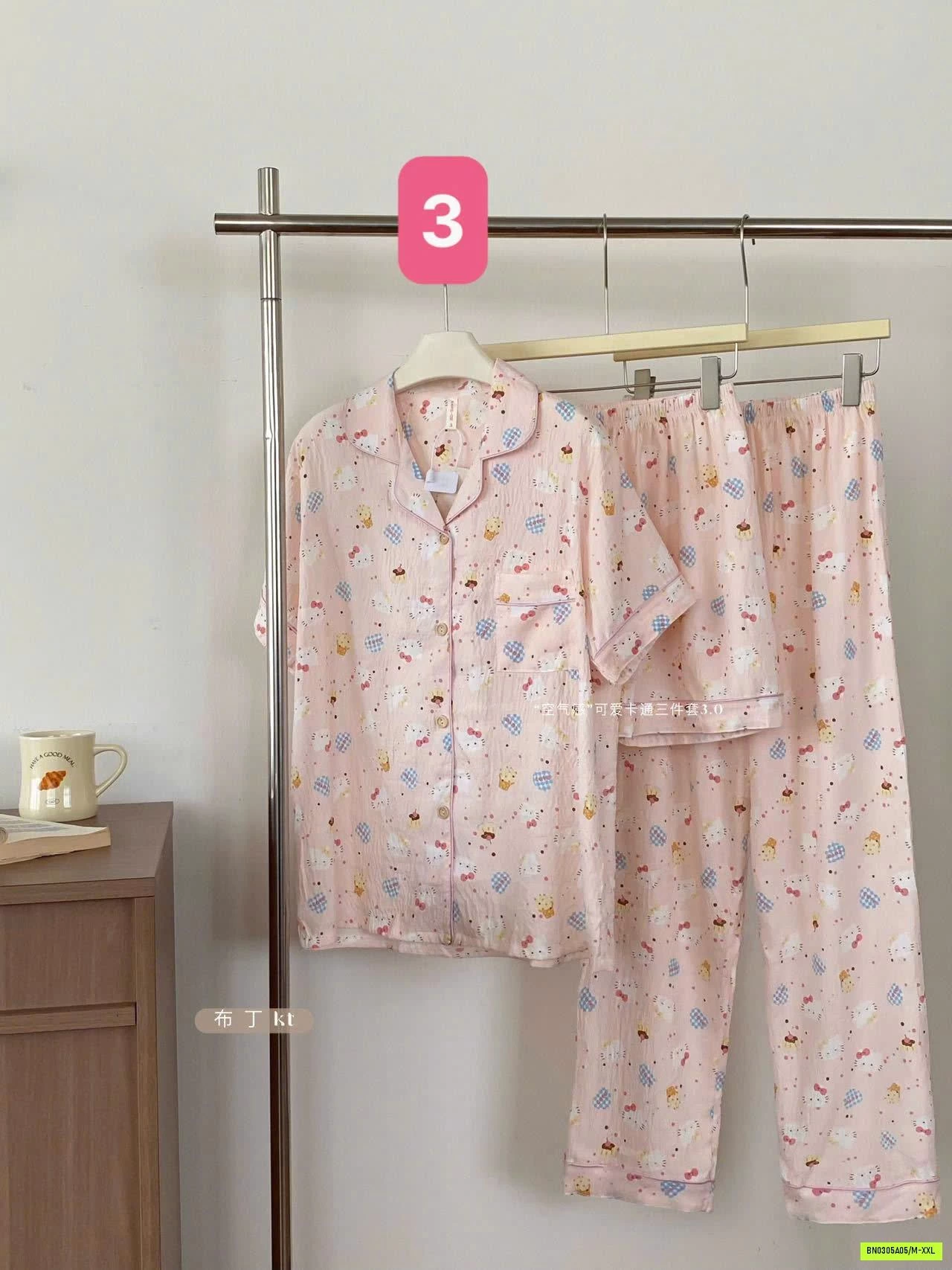 SÉT PIZAMA 3 CHI TIẾT