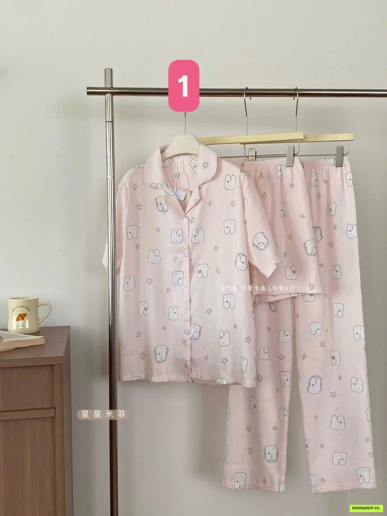 SÉT PIZAMA 3 CHI TIẾT