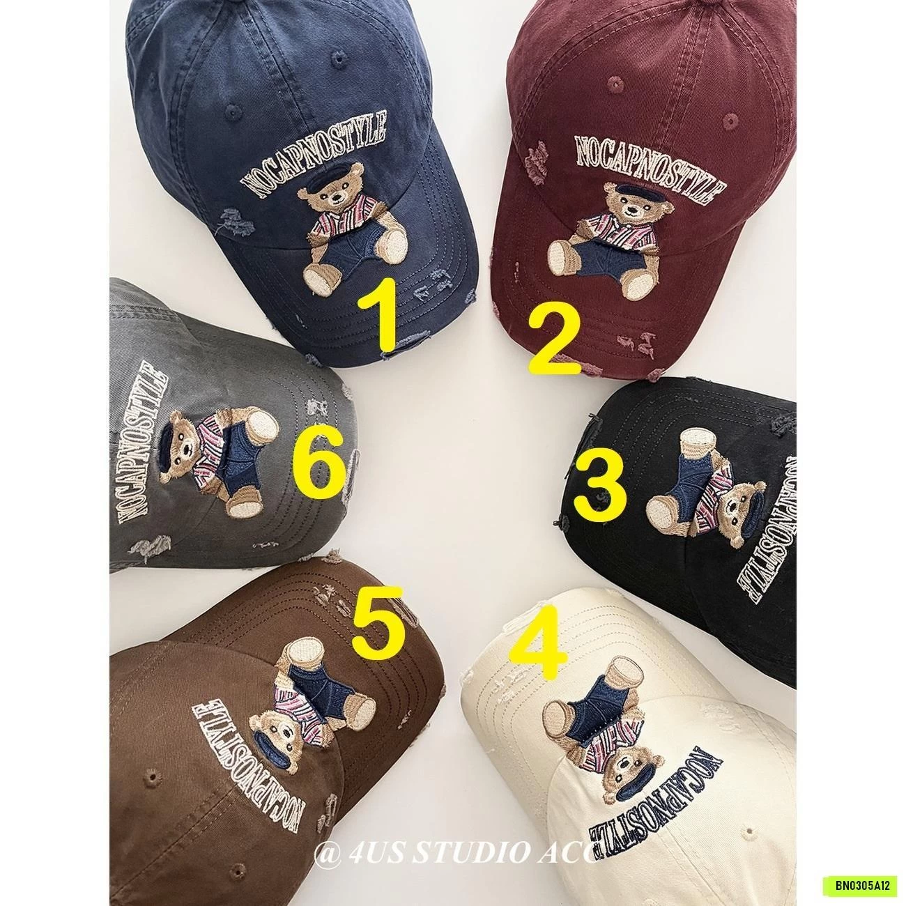 MŨ KẾT GẤU BEAR NỮ