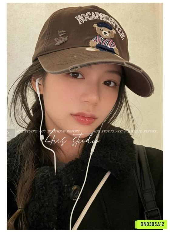MŨ KẾT GẤU BEAR NỮ