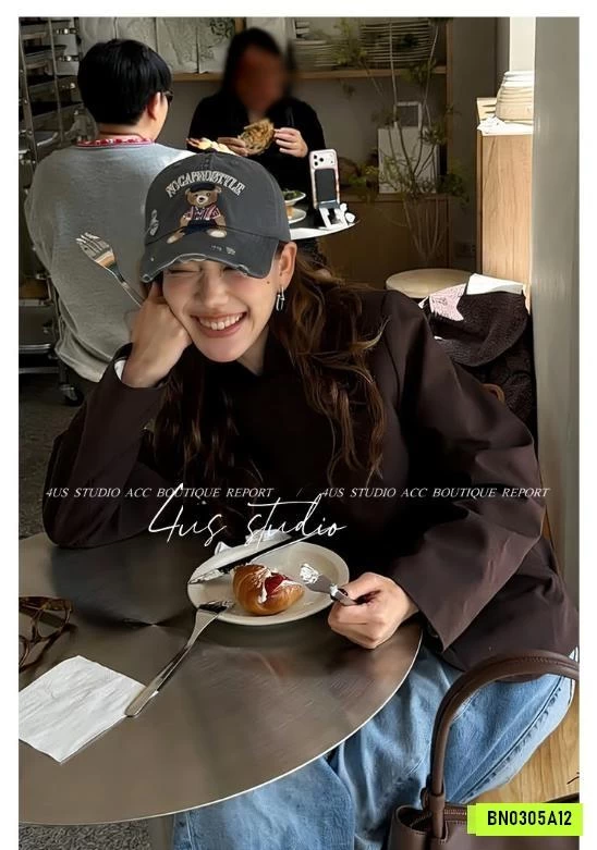 MŨ KẾT GẤU BEAR NỮ