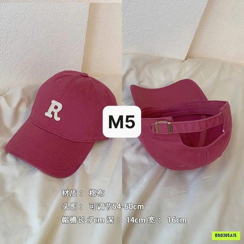 MŨ KẾT HỒNG THÊU CHỮ