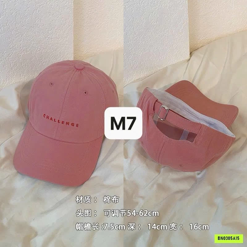 MŨ KẾT HỒNG THÊU CHỮ