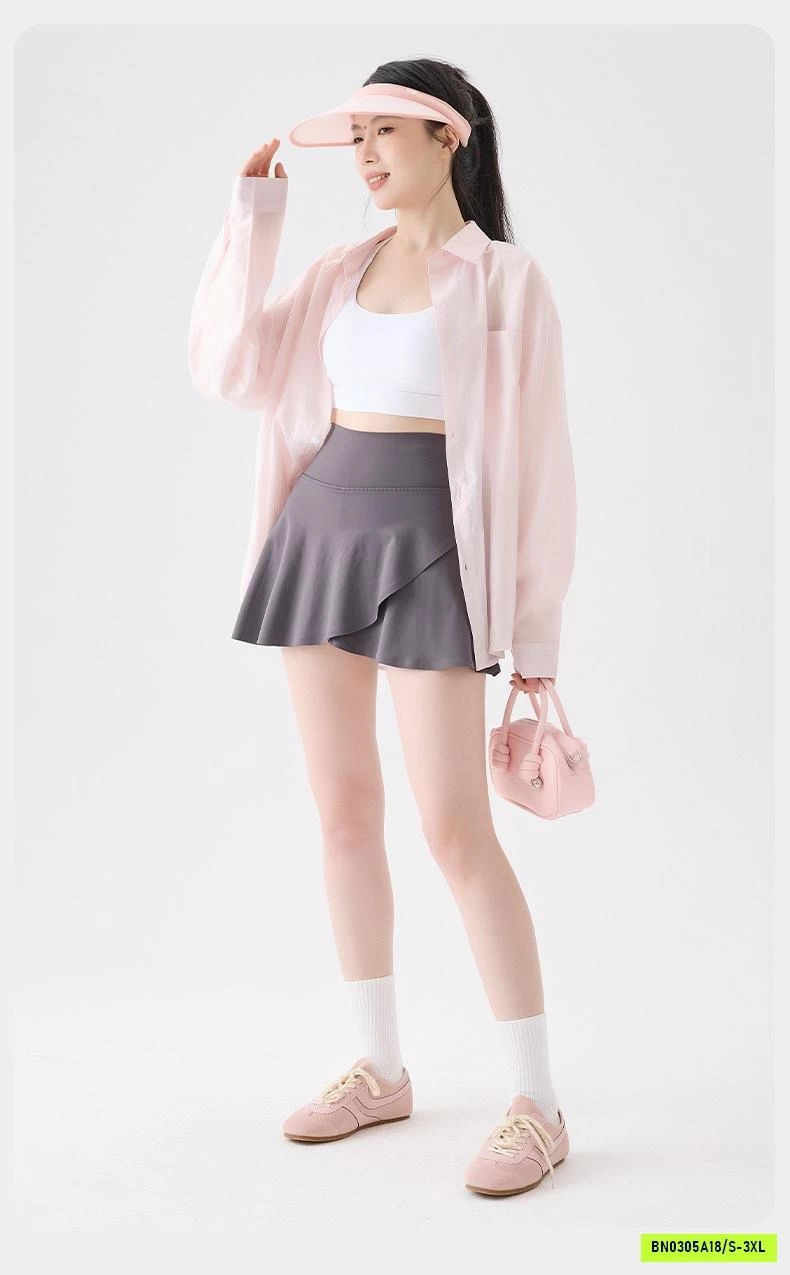 QUẦN VÁY TẬP GYM VẠT CHÉO