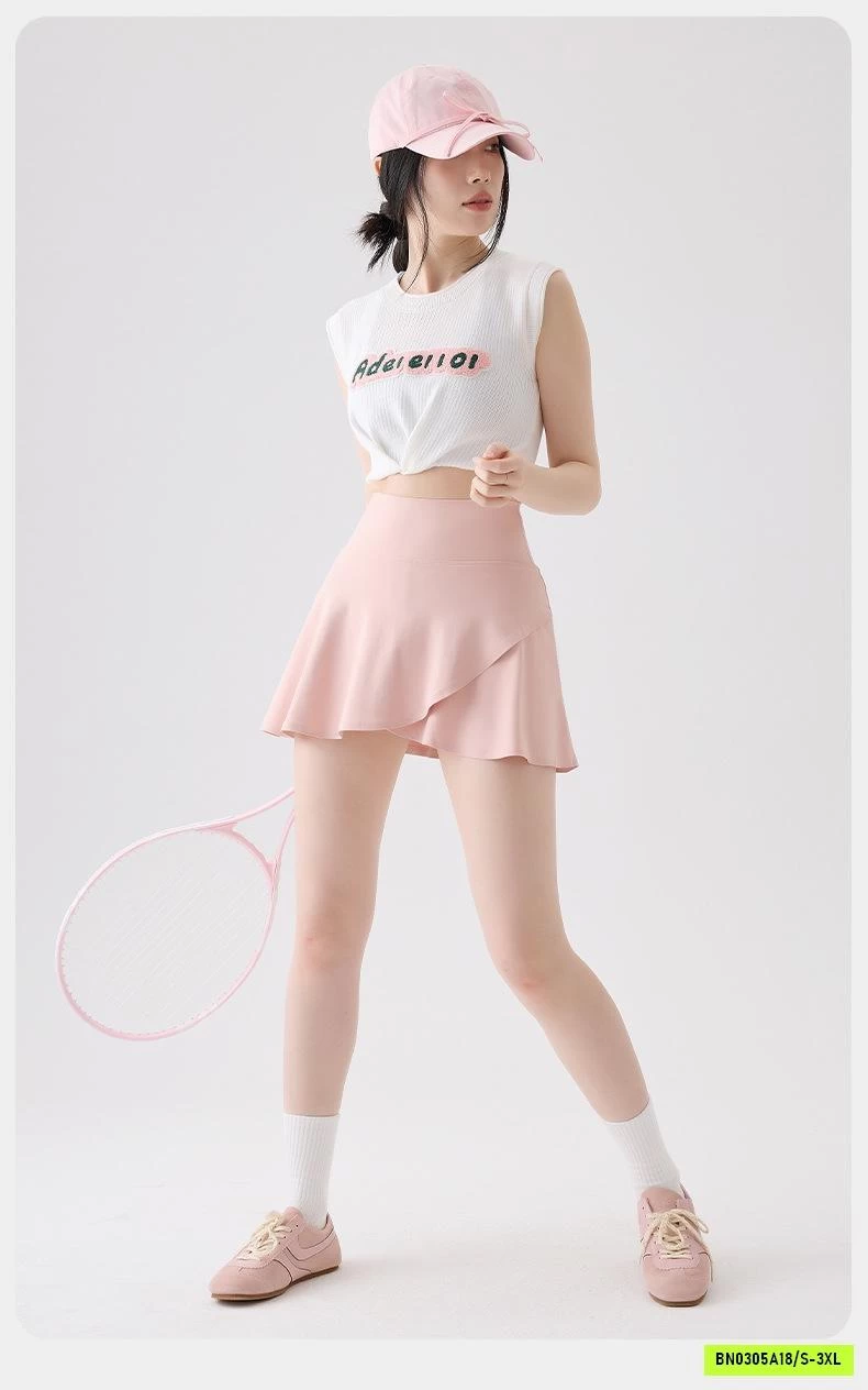 QUẦN VÁY TẬP GYM VẠT CHÉO