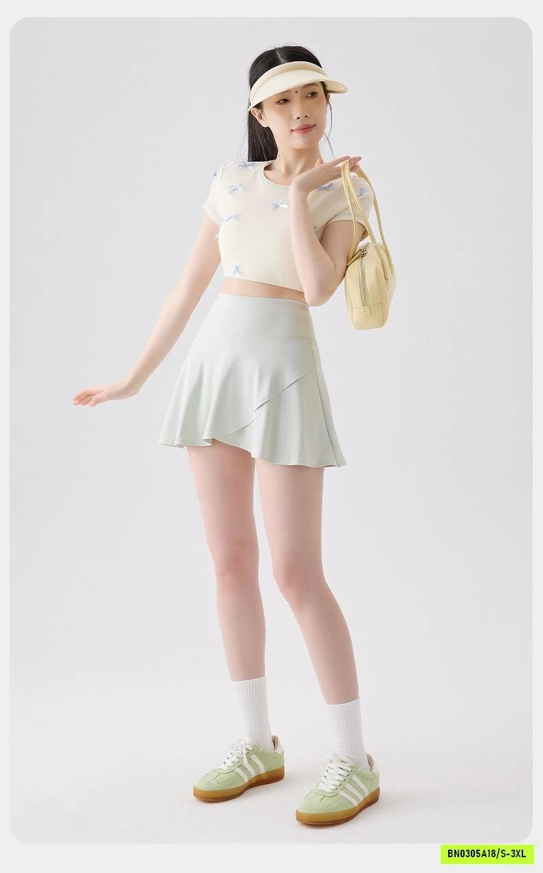 QUẦN VÁY TẬP GYM VẠT CHÉO