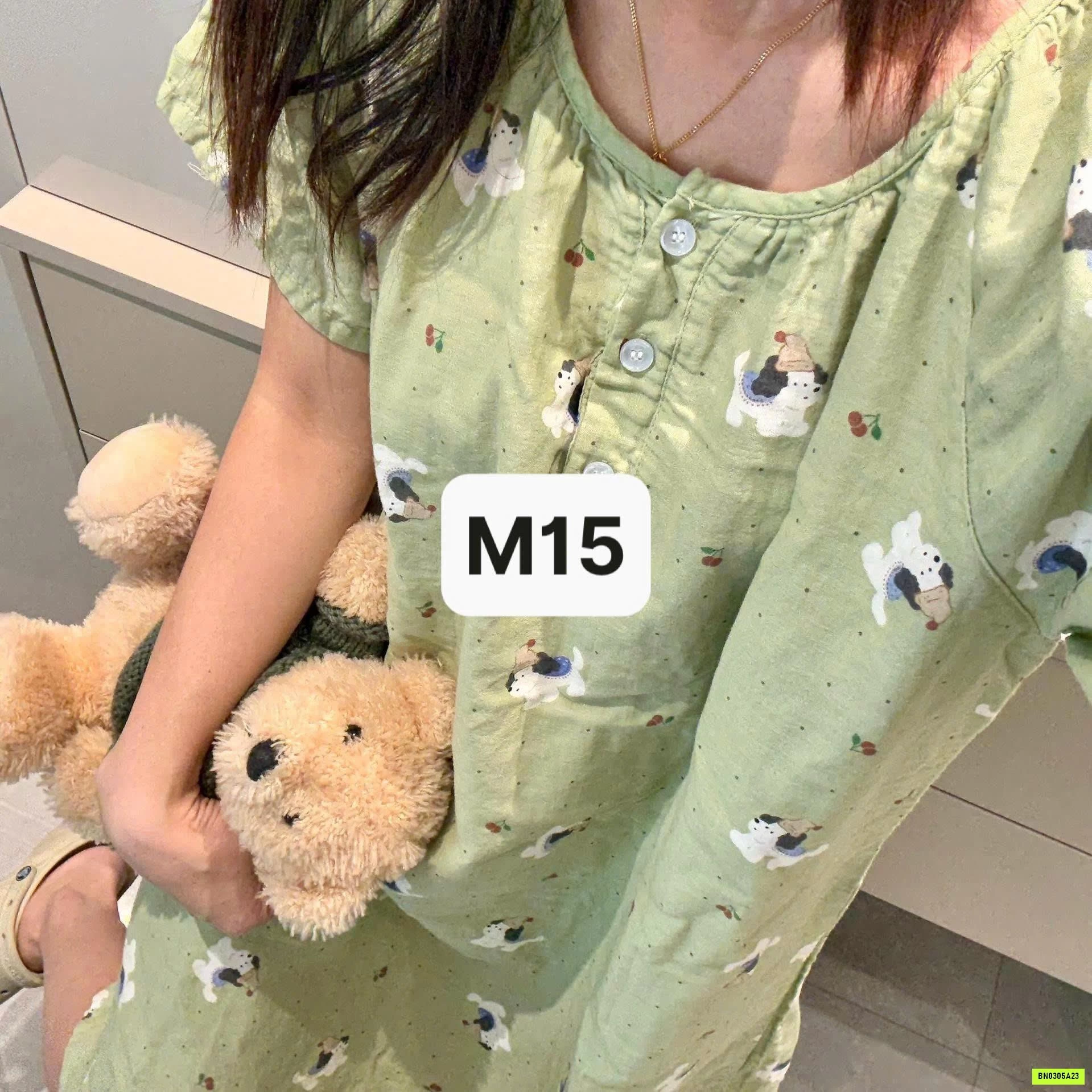 ĐẦM NGỦ ĐŨI HỌA TIẾT DỄ THƯƠNG