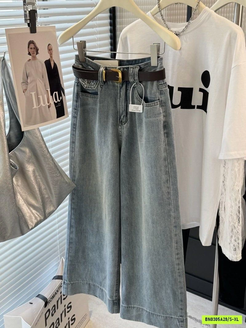 QUẦN JEANS SUÔNG ANNA