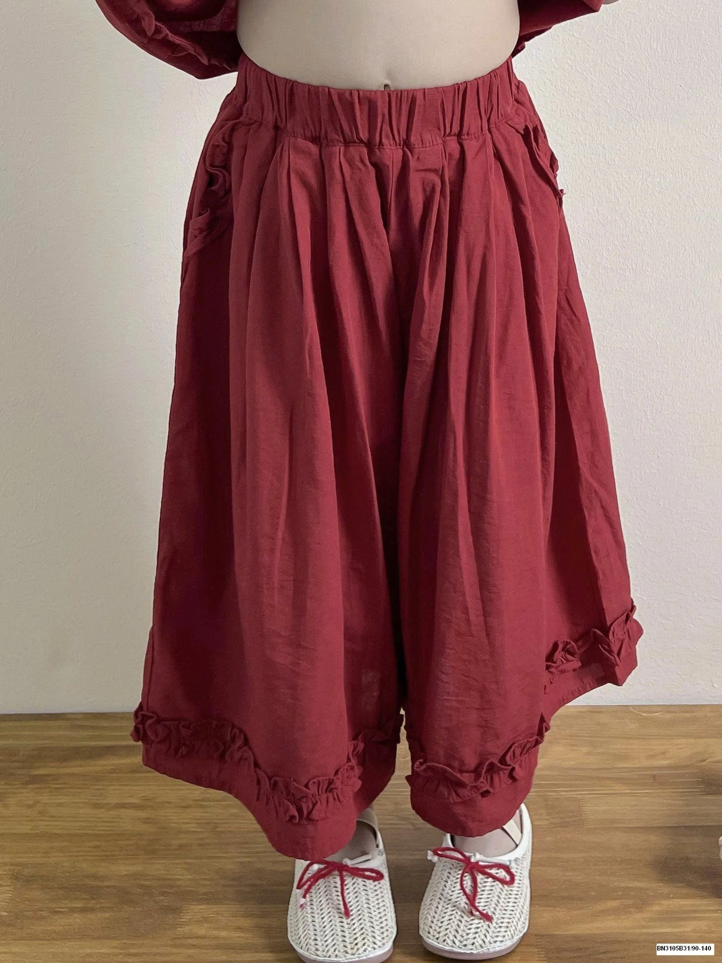 SÉT BABYDOLL ĐỎ BÉ GÁI