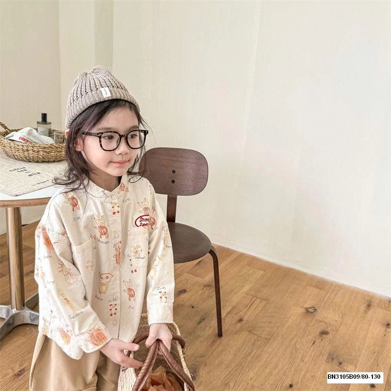 SƠ MI GẤU DÀI TAY