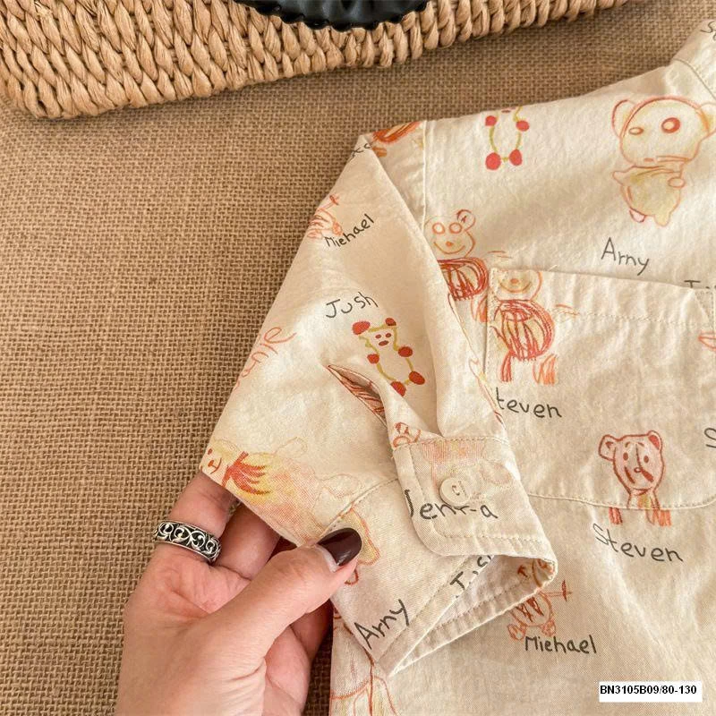 SƠ MI GẤU DÀI TAY