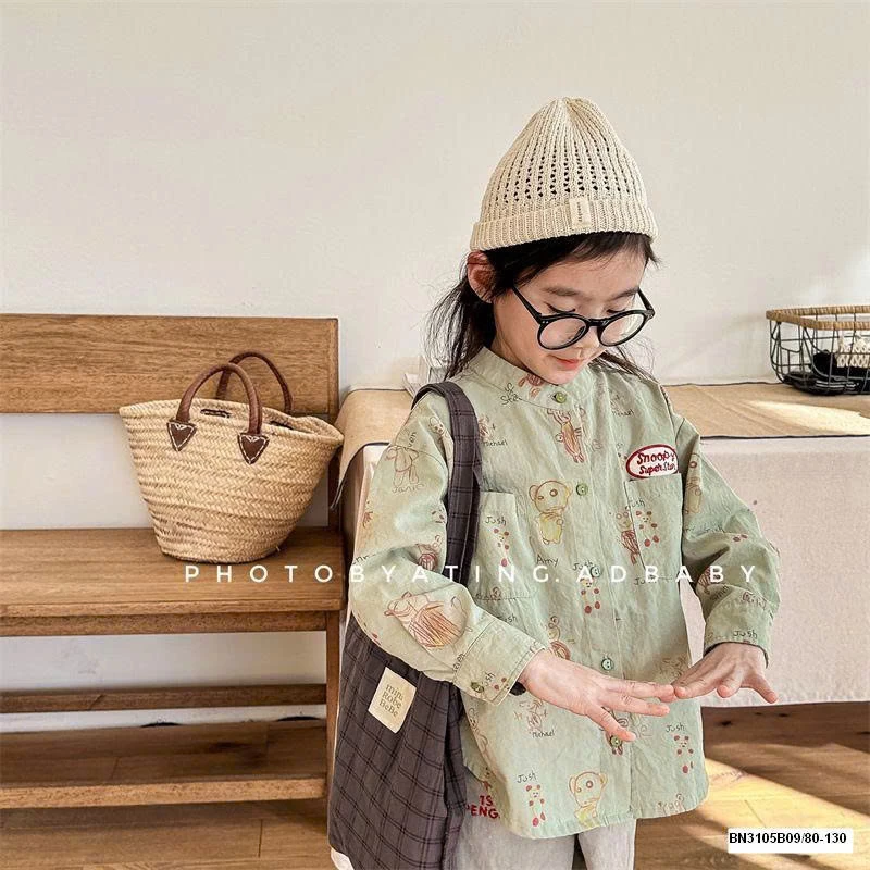 SƠ MI GẤU DÀI TAY