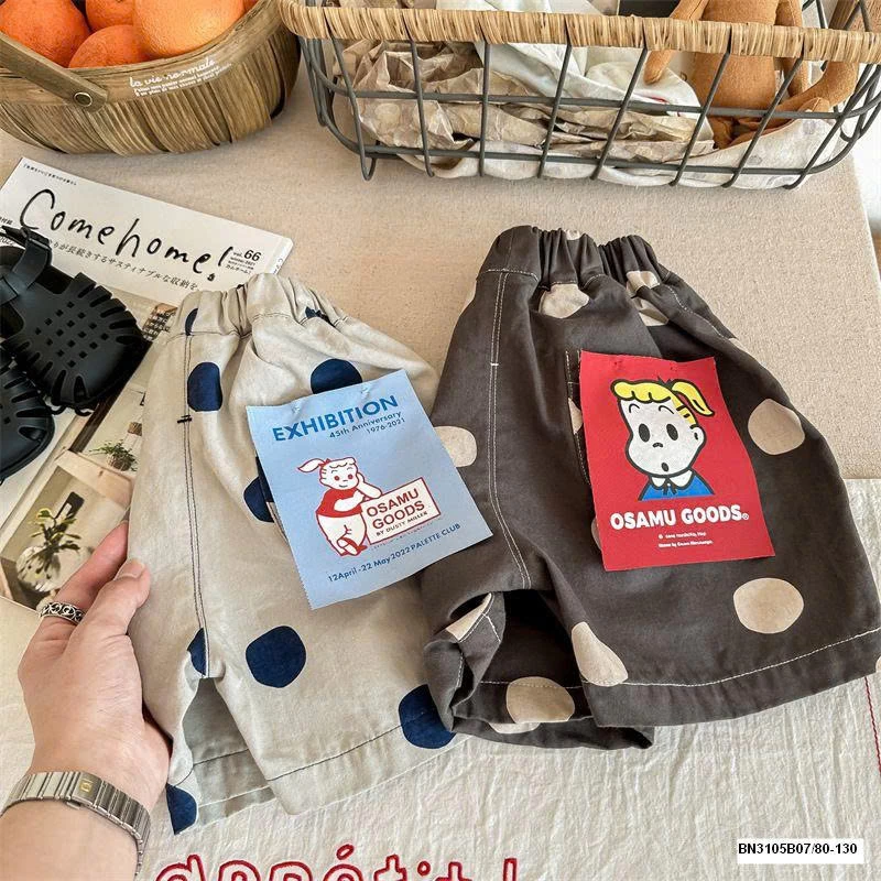 QUẦN SHORT CHẤM BI TO ADBABY