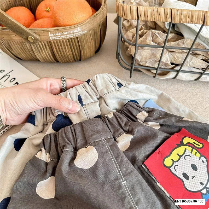 QUẦN SHORT CHẤM BI TO ADBABY