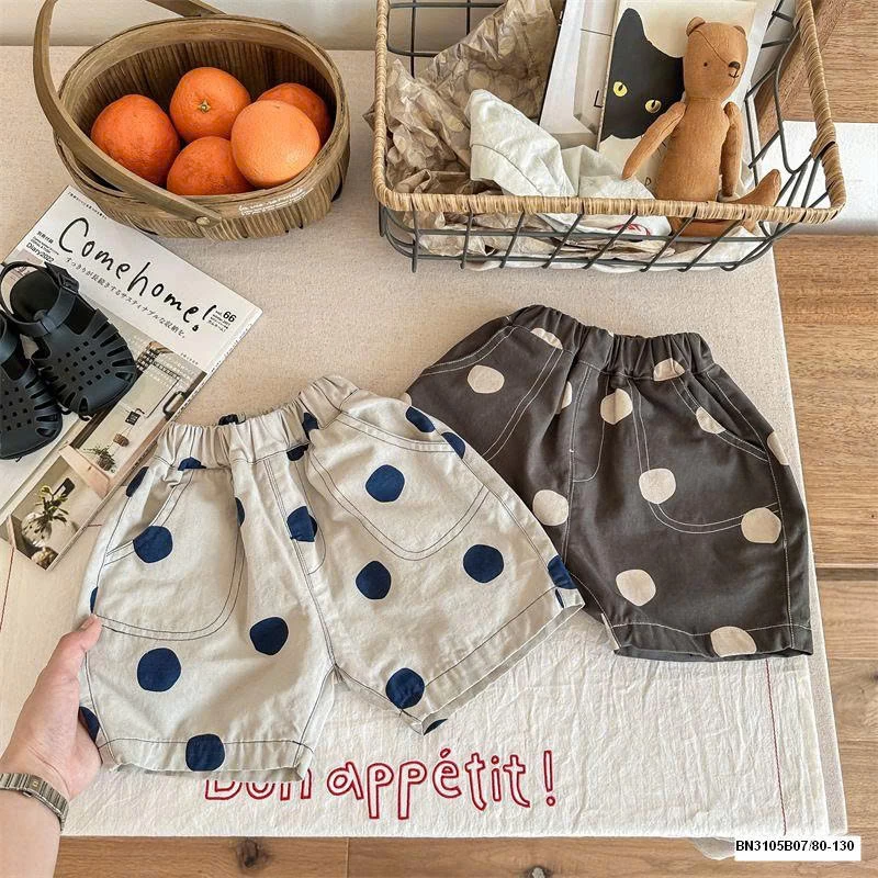 QUẦN SHORT CHẤM BI TO ADBABY