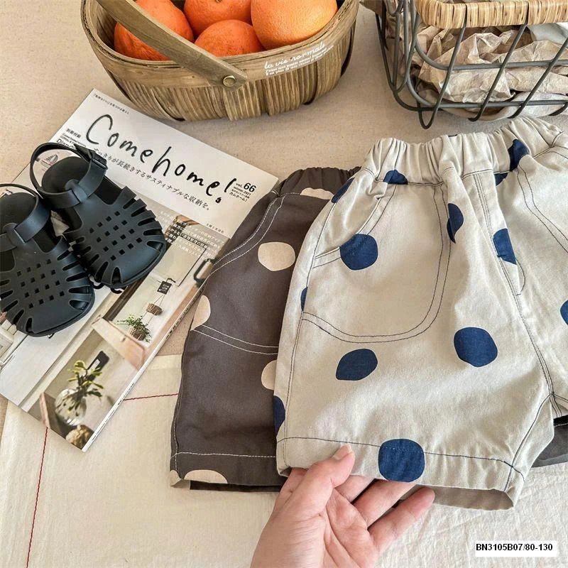 QUẦN SHORT CHẤM BI TO ADBABY