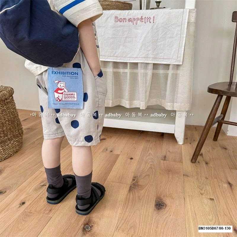 QUẦN SHORT CHẤM BI TO ADBABY