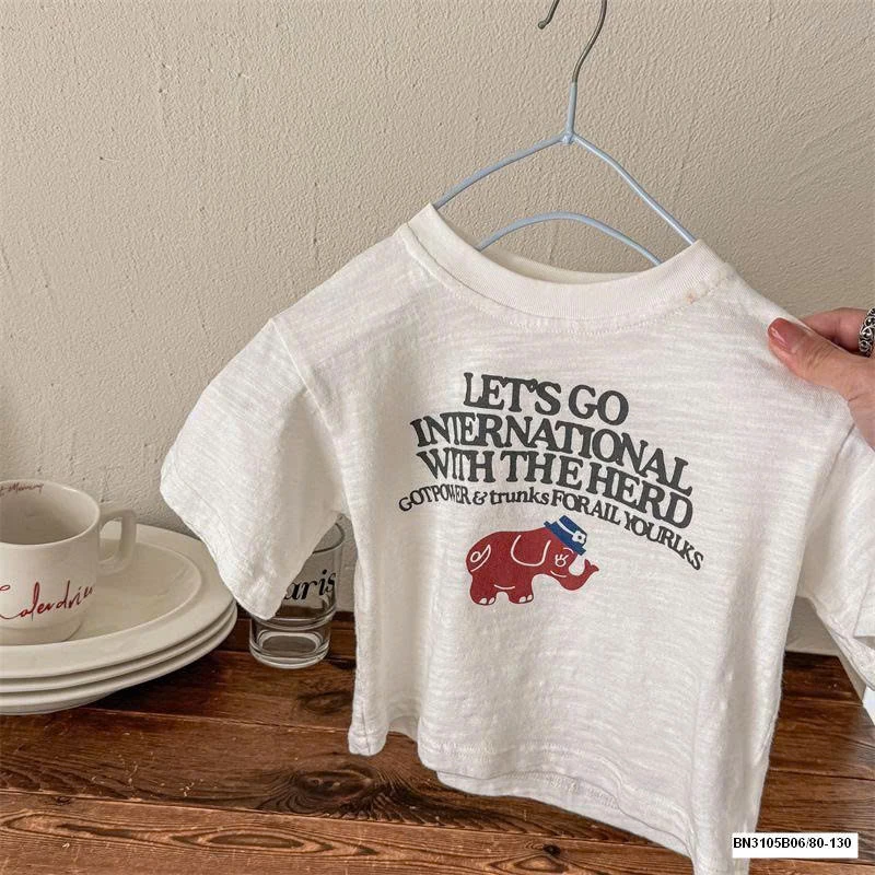 ÁO THUN CHÓ VOI CON ADBABY