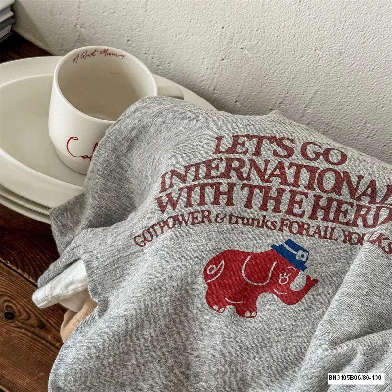 ÁO THUN CHÓ VOI CON ADBABY