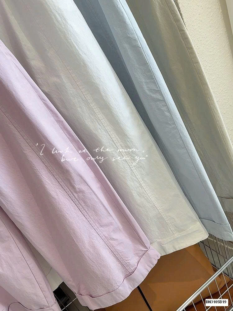 QUẦN BAGGY SUÔNG GẤP GẤU ANNA