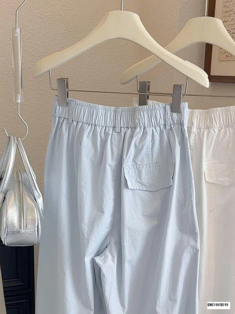 QUẦN BAGGY SUÔNG GẤP GẤU ANNA