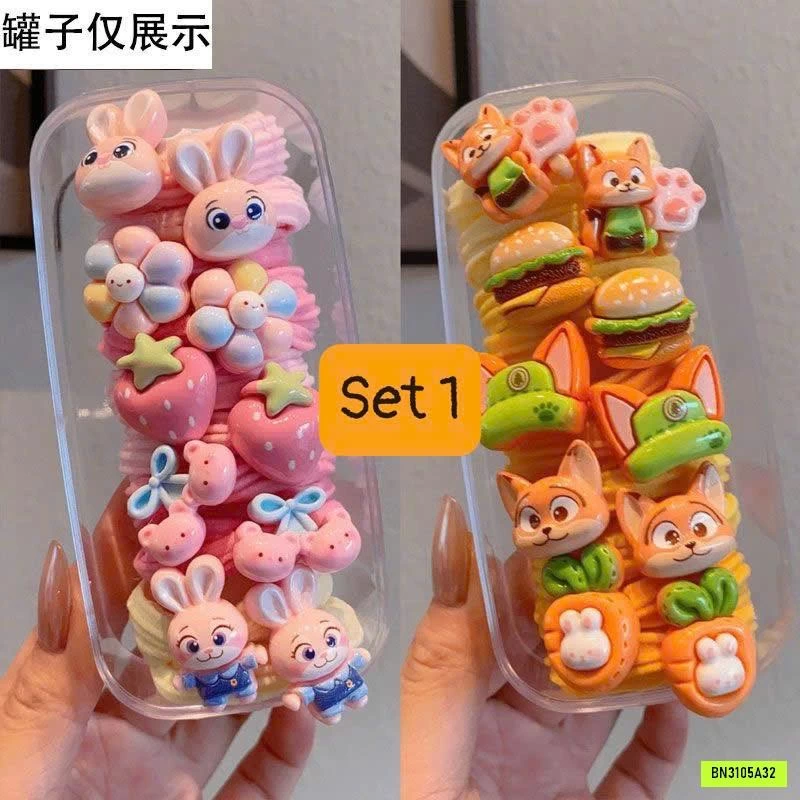 SET 20 DÂY BUỘC TÓC DỄ THƯƠNG CHO BÉ