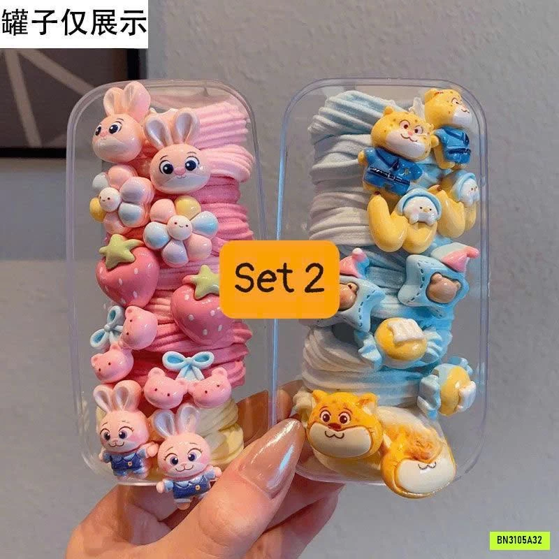 SET 20 DÂY BUỘC TÓC DỄ THƯƠNG CHO BÉ