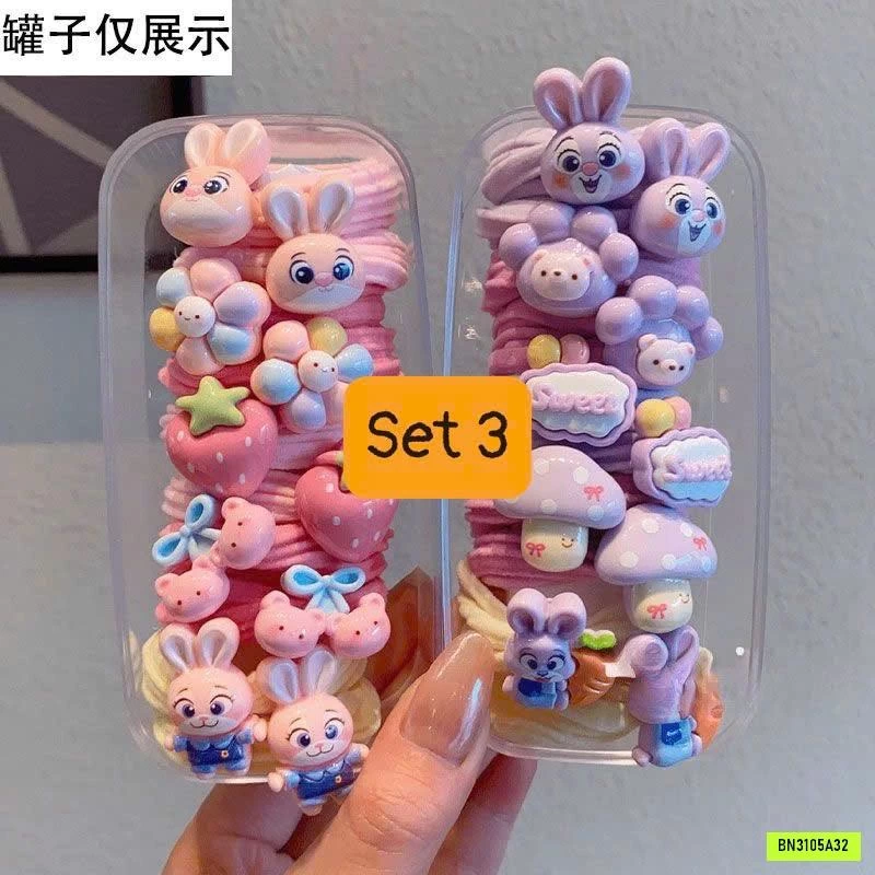 SET 20 DÂY BUỘC TÓC DỄ THƯƠNG CHO BÉ