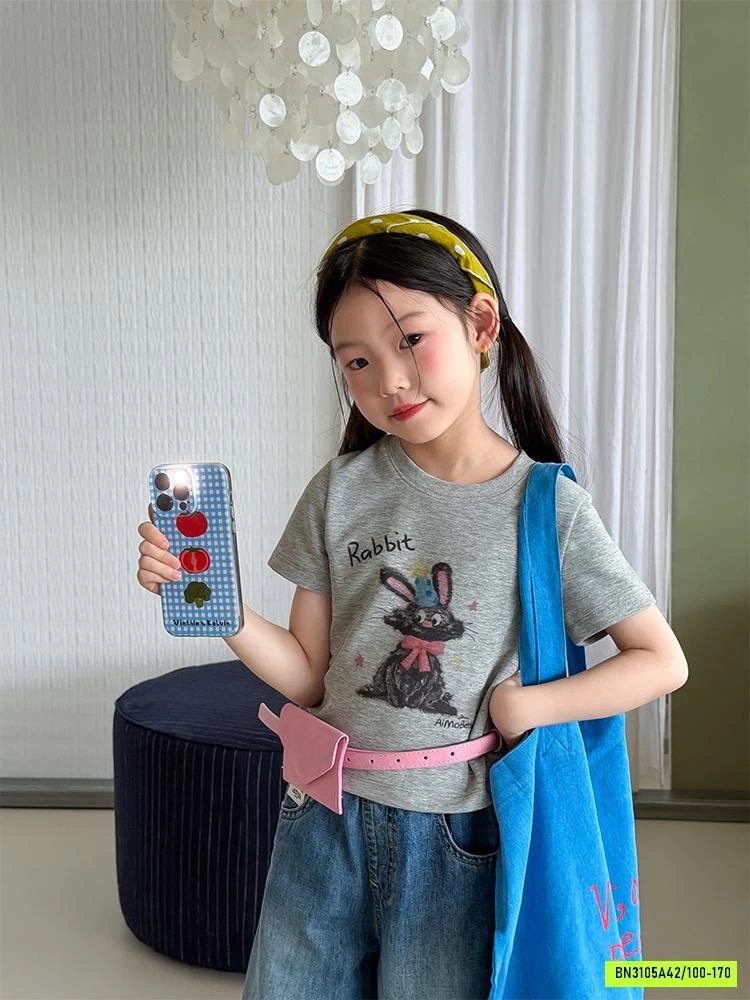 CROPTOP IN HÌNH DỄ THƯƠNG 26C020 AMBB