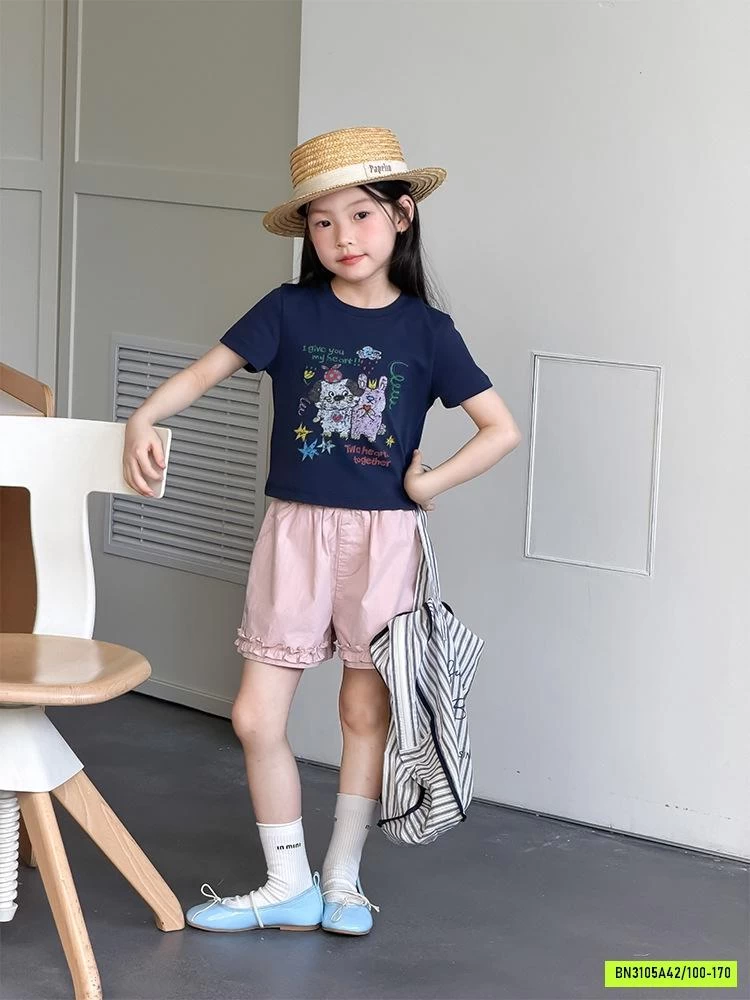 CROPTOP IN HÌNH DỄ THƯƠNG 26C020 AMBB