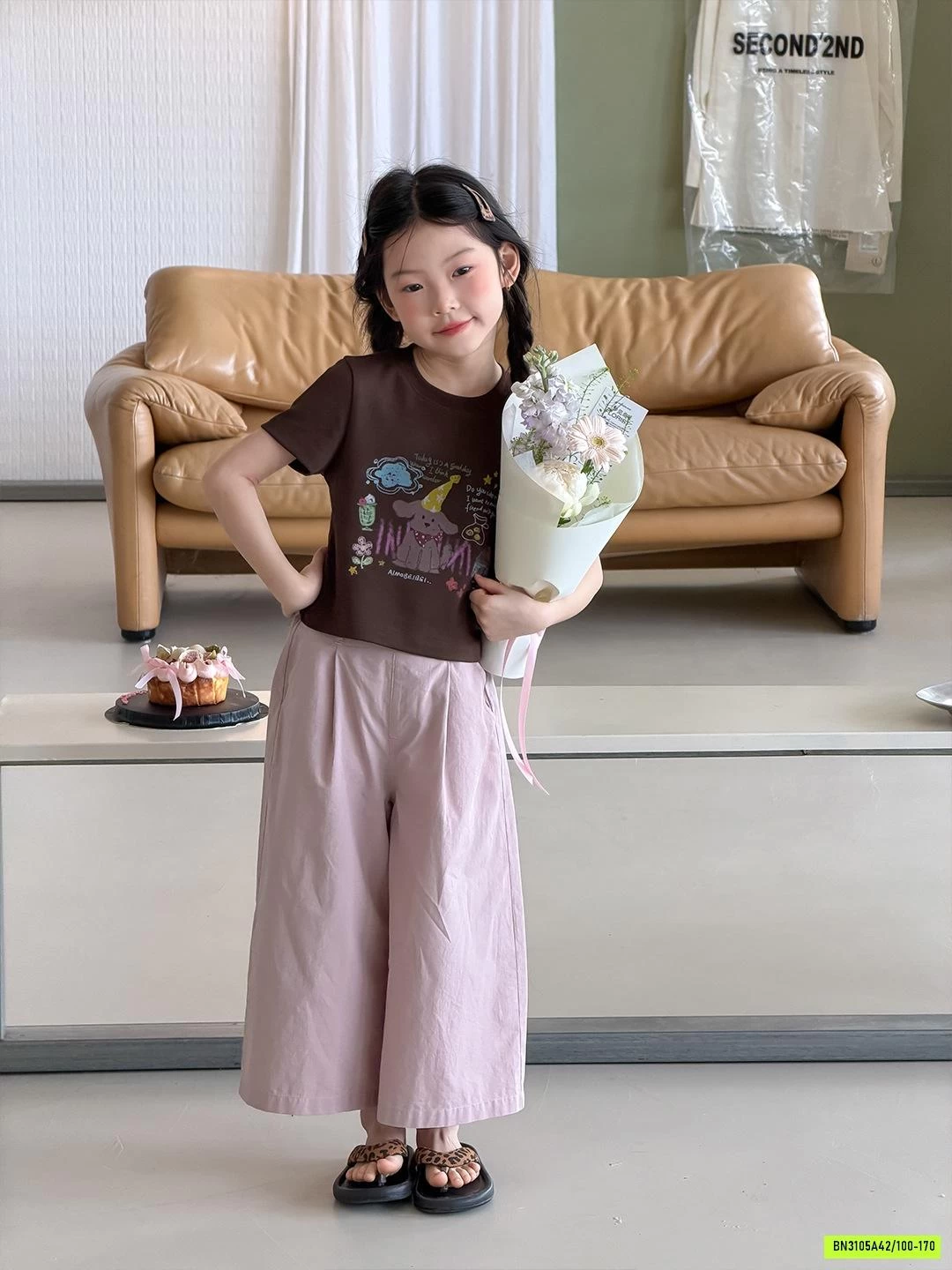 CROPTOP IN HÌNH DỄ THƯƠNG 26C020 AMBB