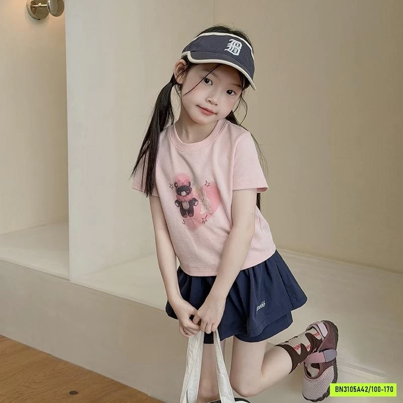 CROPTOP IN HÌNH DỄ THƯƠNG 26C020 AMBB