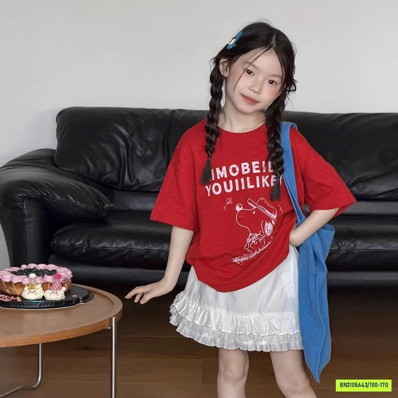 ÁO THUN GIẤY IN CHỮ OVERSIZE 26C008 AMBB