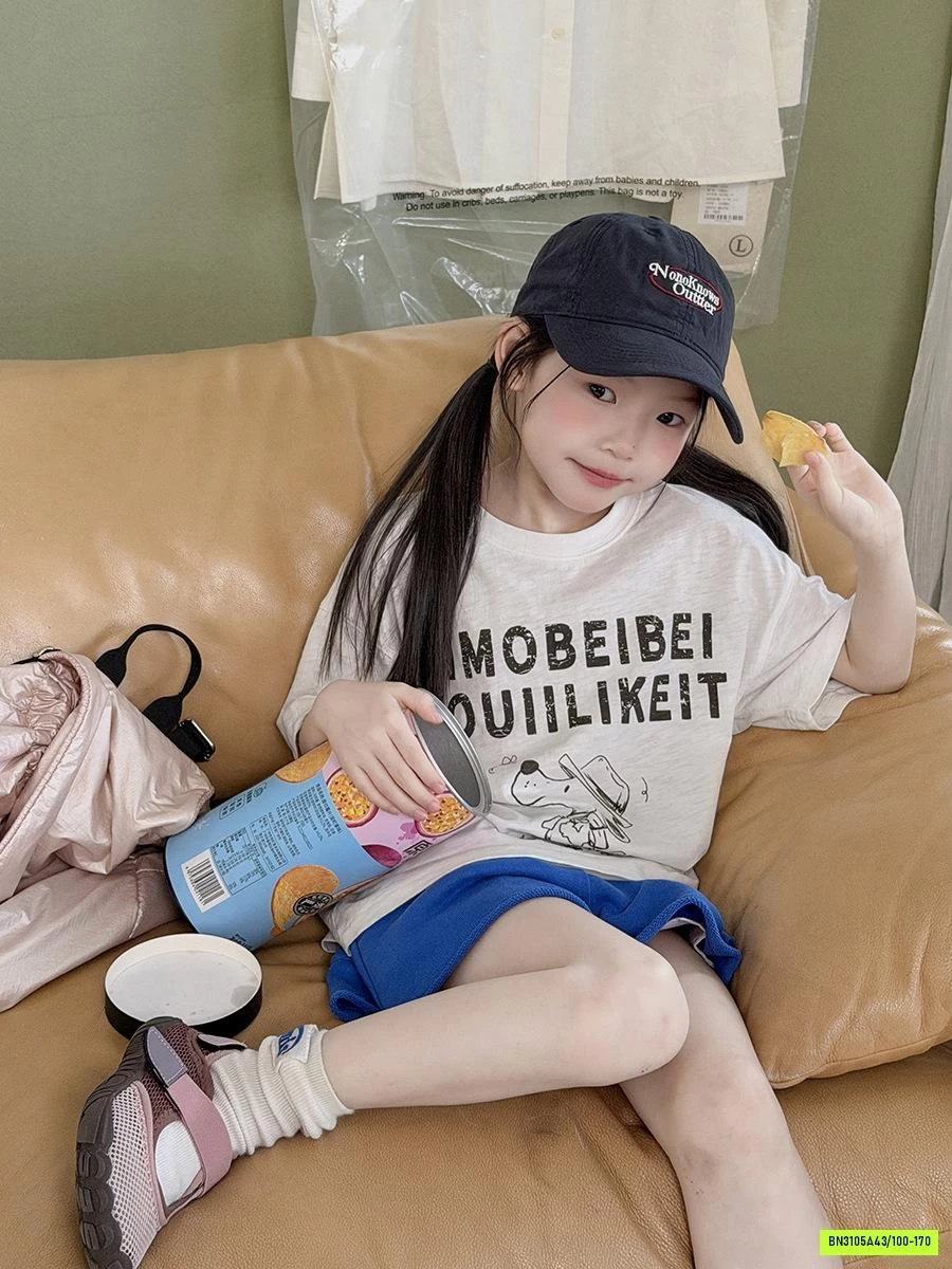ÁO THUN GIẤY IN CHỮ OVERSIZE 26C008 AMBB