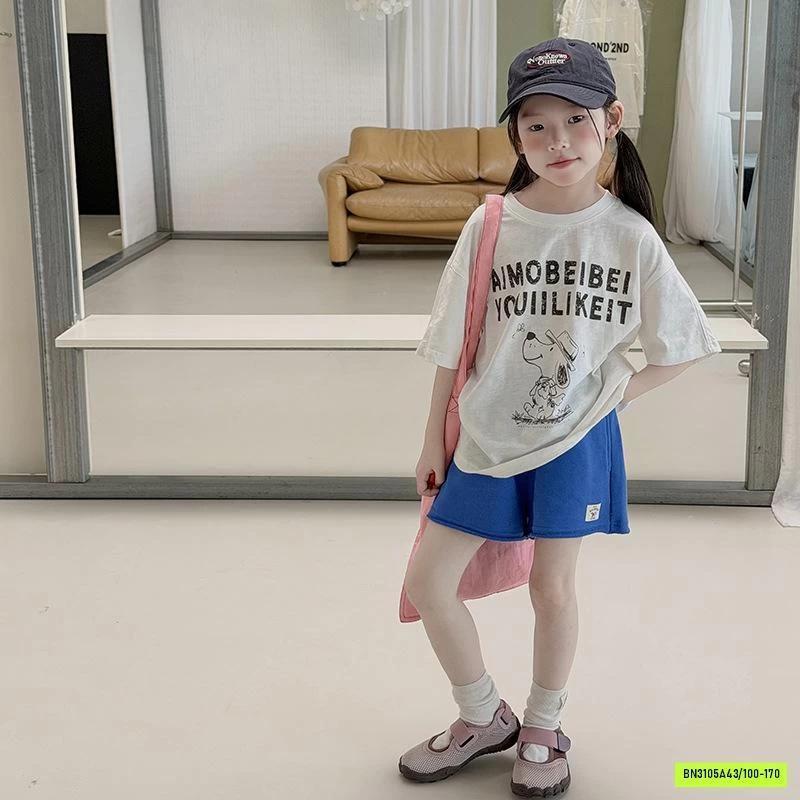 ÁO THUN GIẤY IN CHỮ OVERSIZE 26C008 AMBB