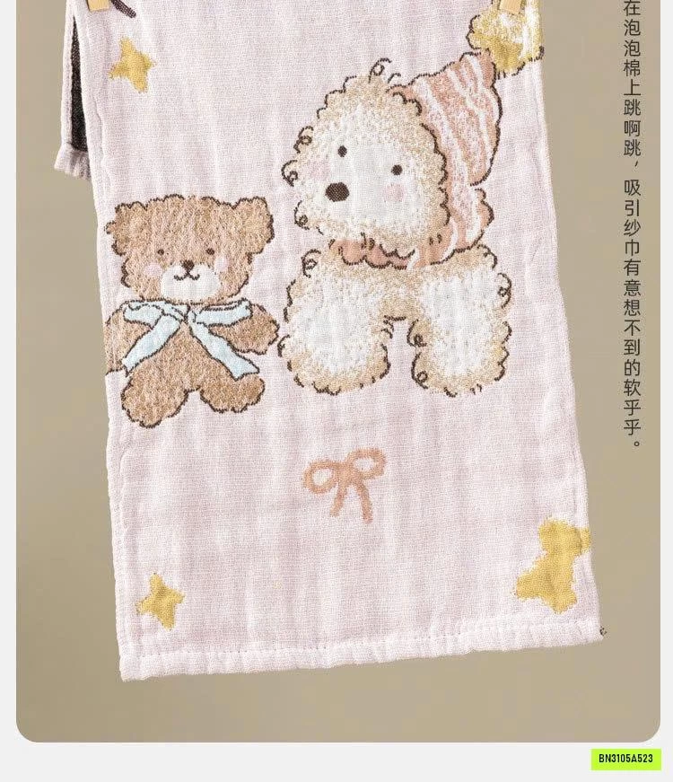 SÉT 7 KHĂN XÔ 7A KHÁNG KHUẨN CHO BÉ