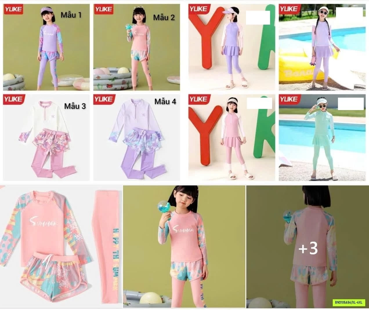 SÉT BƠI BÉ GÁI SZ ĐẠI YLIKE