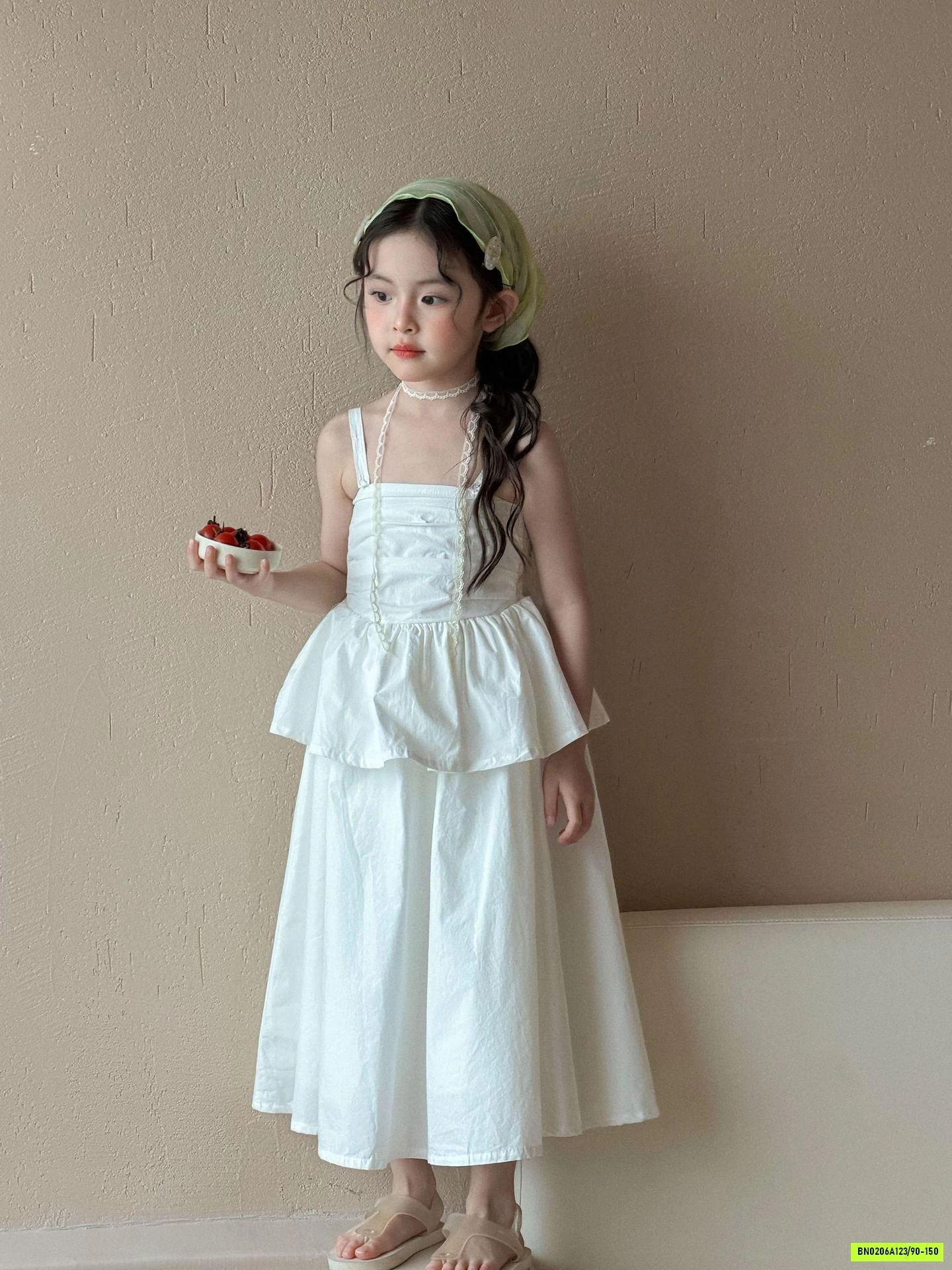 SÉT VÁY TIỂU THƯ 2 DÂY TRẮNG