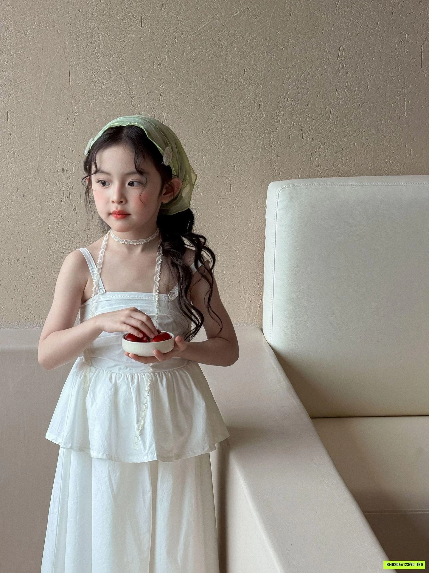 SÉT VÁY TIỂU THƯ 2 DÂY TRẮNG