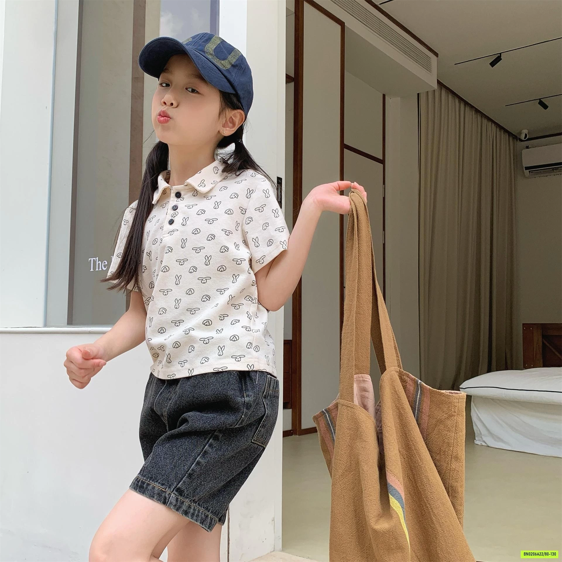 POLO IN THỎ 6295 ADBABY