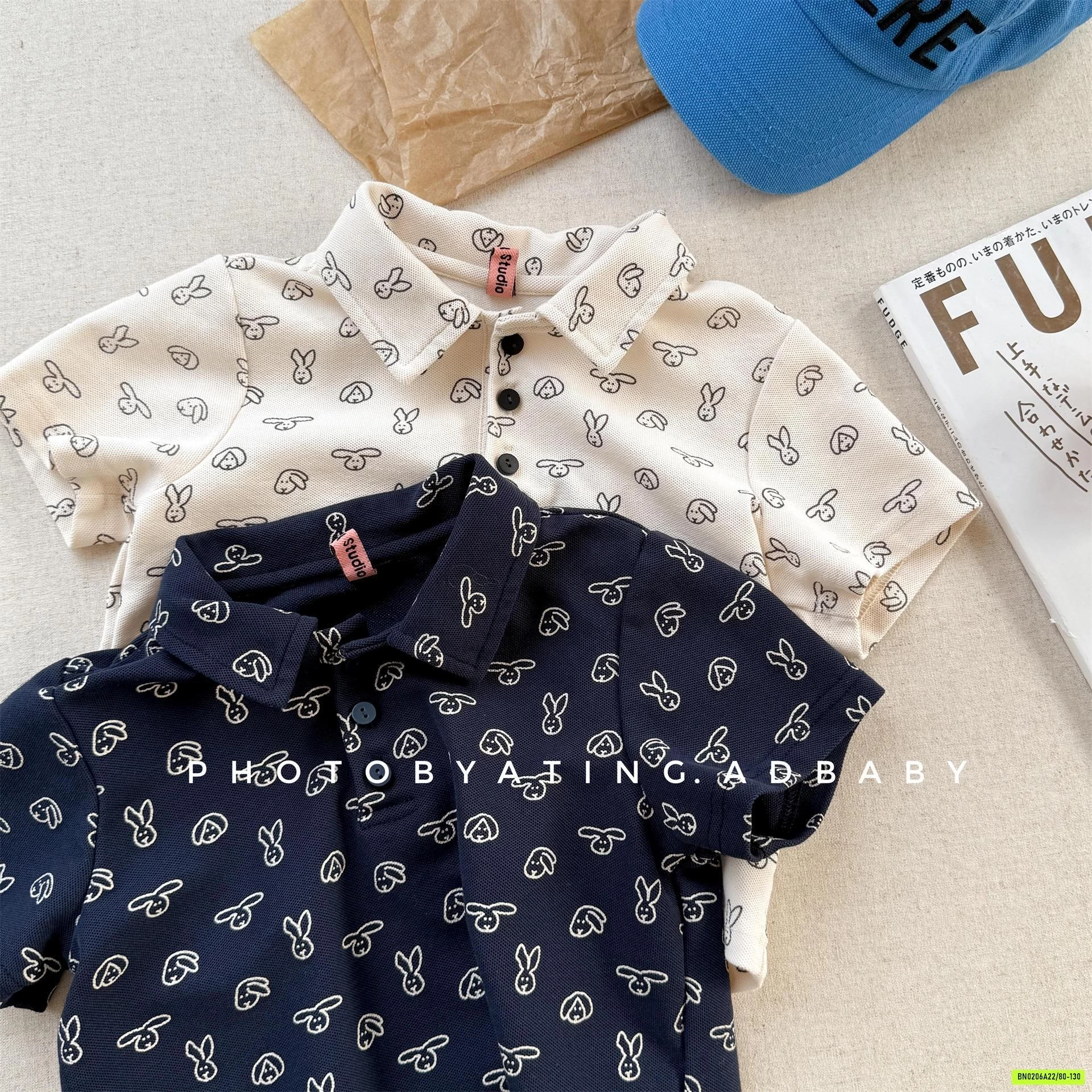 POLO IN THỎ 6295 ADBABY