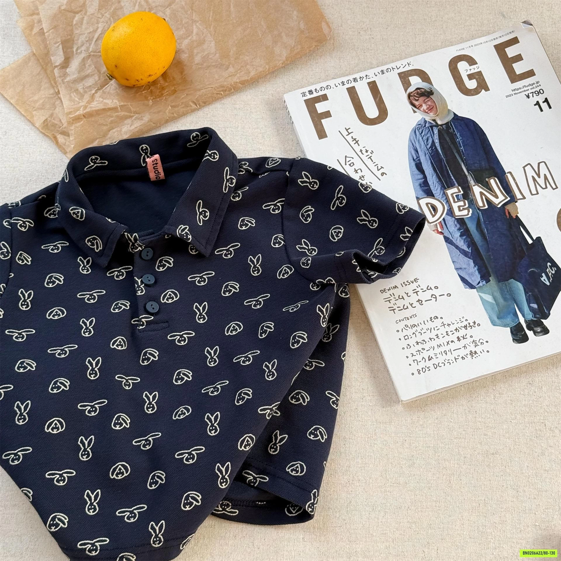 POLO IN THỎ 6295 ADBABY