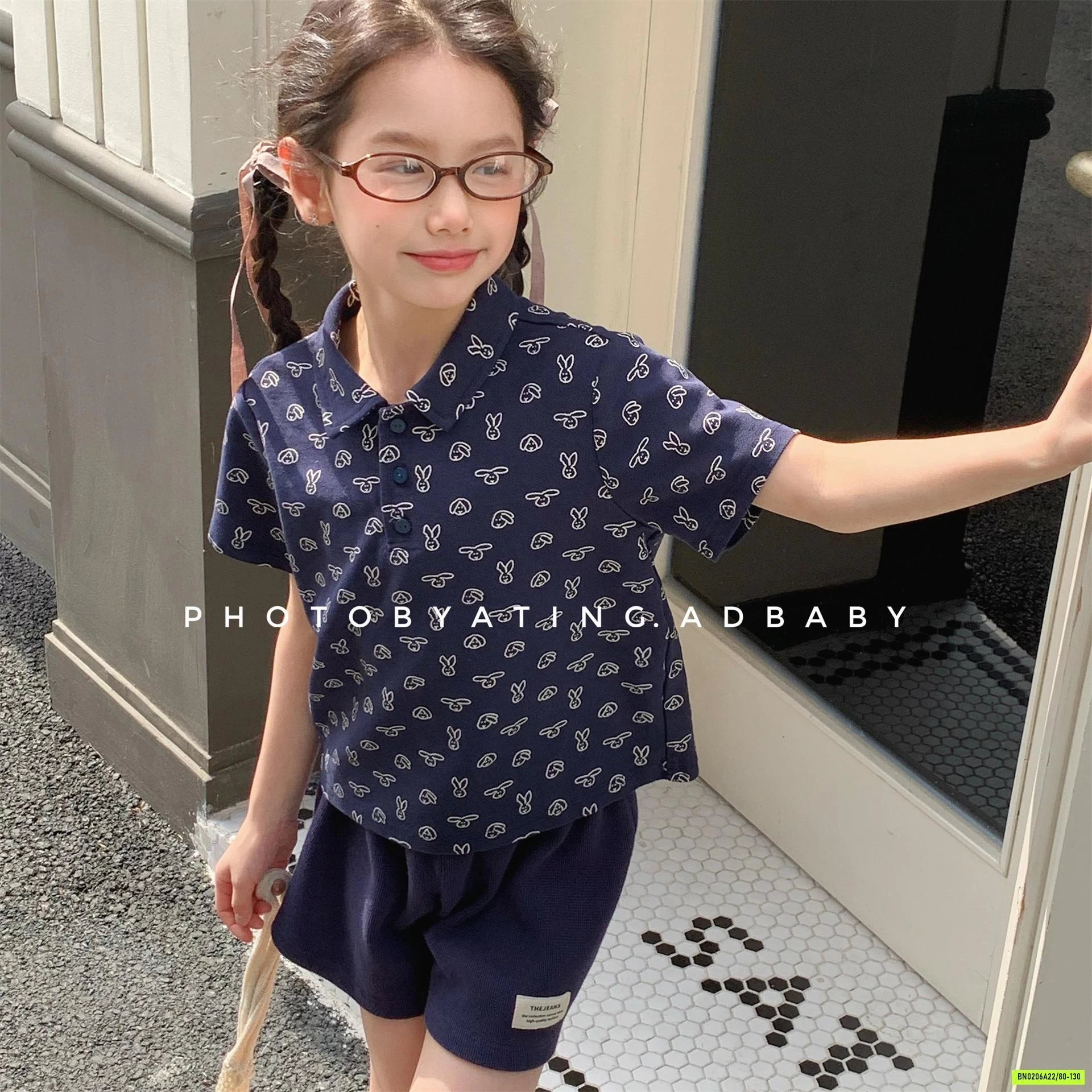POLO IN THỎ 6295 ADBABY